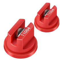 11004 Flat Sprays Tip, 110 Flat Fan Nozzle,2 Pcs 0.18-0.37 GPM, 30-60 PSI, Sprayers Nozzle Tips for Garden, Greenhouse