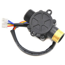 Water Flow Sensor G1/2 Meter 1/2 Inch, Hall Effect Flowmeter for & Industrial Water Measurement