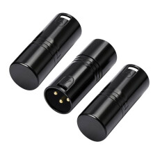 3 Pack 3Pin XLR Terminator 120 Ohm DMX Terminal Adapter for Stage Par Lights, DJ Controllers, Audio Systems