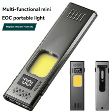 Schlanke, Wiederaufladbare LED-Taschenlampe mit Magnetverschluss und Zwei Lichtquellen für Den Täglichen Gebrauch und Autoreparaturen