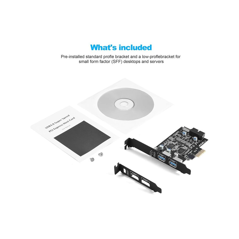 Usb Extender Pci Carte D'Extension USB 3.0 PCIe, Carte PCI Express à 5 avec Prise en ...