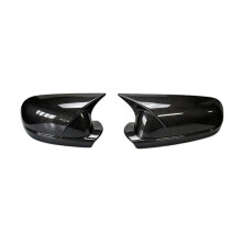 Rearview Mirror Cover Trim for 4 Bora MK4 1997-2003 Side Mirror Cover Cap Accessories Carbon Fiber