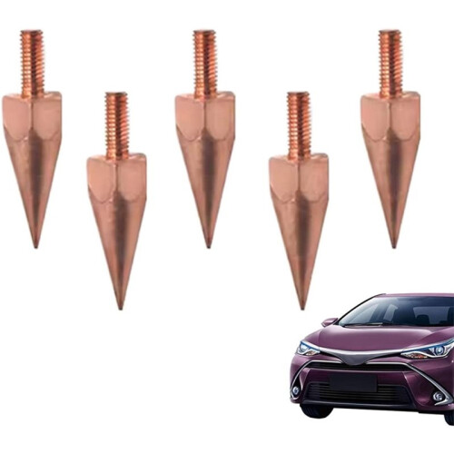 5pcs Dent Puller Spot Weld  - Professional Auto Body Repair Dent  Pulling Tips for Sheet Metal Repair
