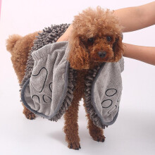 Quick-drying towel for dogs - Super absorbent microfiber shampoo - Extra large size 35x75cm suitable for all varieties - Comfortable hand bag