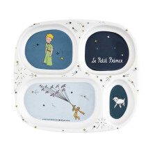 Petit Jour - Assiette plateau à 4 compartiments Le Petit Prince