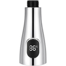Pommeau de Rechange pour Robinet D'Évier de Cuisine, Douchette Extractible avec Affichage LED Sensible à la Température, 1 Pièce
