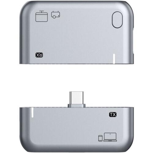 Type-C to -Compatible Wireless Transmitter Receiver 1080P 4K Decode Video Transceiver 50m Wireless Extender, 1PC