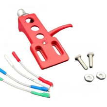 Turntable Cartridge Headshell Stylus Holder for LP Vinyl Record Player Universal Phonograph Pickup Mount Red