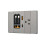 20W USB C Wall Outlet with 2 Retractable Cables & 2  Flush Mount GaNs PD Fast Charging Receptacle A 2