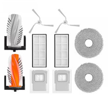 For ROMO P / ROMO S / ROMO A Vacuum Cleaner Spare Parts Accessories Roller Side Brush HEPA Filter Mop Pad Dust Bag 10PCS