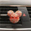 (Red)Embouchure climatiseur parfum voiture Mickey Mouse mode strass classique 1