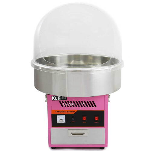 Candyfloss Making Machine / Cotton Candy Maker & Acrylic Dome / Fun Party Snacks 1