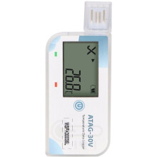 ATAG-30V Reusable USB Temperature Data Logger, 180 Days Recording PDF Report, for Refrigerated Warehouse Transport