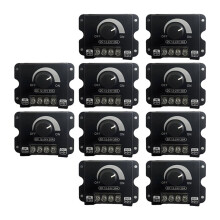 10 Stück LED-Dimmerschalter, LED-Streifendimmer, 12-24 V, 30 A, LED-Monochrom-Controller, PWM, Digitale Stufenlose Dimmung