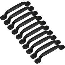 10 Pack Kitchen Cabinet Door Handles with 96mm Hole Distance, Aluminum Cupboard Drawer Pulls with Screws for Bedroom and Furniture