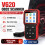 V620 OBD2 Car Scanner: Engine Fault Code Reader, Clear Codes, Battery Test Essential Auto Diagnostic Tool 3