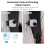 Magnetic Quick-Release Clip Mount for  GO Ultra, Hat Backpack Strap Holder, Horizontal Vertical Shooting 6