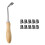 Professional PVC Flooring Grooving Tool Kit with 10 Replacement Blades for Vinyl Floor Installation 3