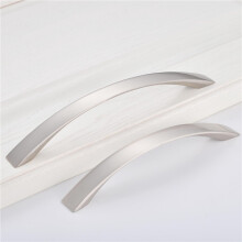Set of 10 Brushed Nickel Kitchen Cabinet Handles with 96mm Hole Distance, Stainless Steel Door Pulls for Cupboard and Drawer Hardware