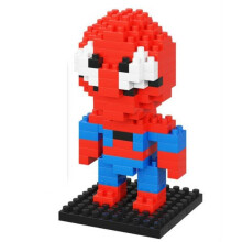 (Spide Man)Bloques de construcción para niños juguete de montaje abs material interesante