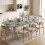 Homcom (Grey) HOMCOM 140-180 cm Extendable Oval Dining Table for 4-6 Round Edges 1
