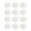 12x Bettdeckenclips Weiß Schnalle Halter 15