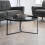 Loft Lamp Table - Smoked Glass 1