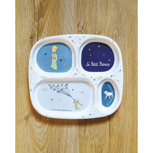 Petit Jour - Assiette plateau à 4 compartiments Le Petit Prince 1