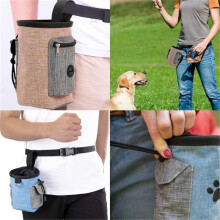 2PCS Waterproof Dog Bag Portable Dog Treat Bag Dog Training Bag Detachable Belt for Indoor and Outdoor Use, Pet Supplies, Gift for Dog Owners