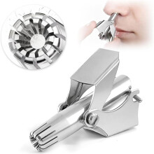 2-Pack Manual Nose Hair Trimmer - Safer, Sharper, Painless Grooming. Recharge-Free, Washable, Instant Confidence Boost