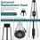 Kitchen Sink Faucet Sprayer  Replacement, LED Temperature Sensitive Display Pull Down Pull Out Faucet Nozzle, 1pc 4