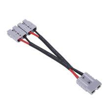 4X 50A for Anderson Plug Connector Dual Y Adapter Battery Power Connector Forklift Power Plug Connector with 6MM Cable