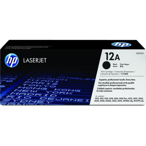 HP HP 12A - Musta - 2000 sivua