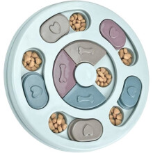 Round dog toy, puzzle toy, intelligent dog food puppy toy, interactive dog toy, non-slip intelligence toy for dogs, puppies and cats