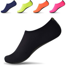 (Black, 5.5 UK (women's)) Water Shoes Beach Swim Sea Shoes for Mens Womens Lightweight Aqua Surfing Driving Pool Yoga