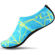 (Green, 11 UK (men's)) Water Shoes Beach Swim Sea Shoes for Mens Womens Lightweight Aqua Surfing Driving Pool Yoga