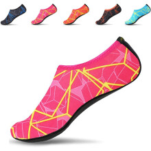 (RoseRed, 8 UK (women's)) Water Shoes Beach Swim Sea Shoes for Mens Womens Lightweight Aqua Surfing Driving Pool Yoga