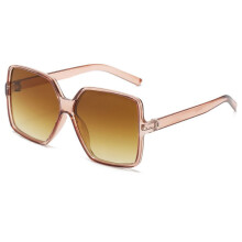 (Coffee)Women Large Shield Oversized Square Sunglasses Shades Outdoor Glasses Eyewear