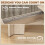 Homcom (Brown) HOMCOM 140-180 cm Extendable Oval Dining Table for 4-6 Round Edges 7