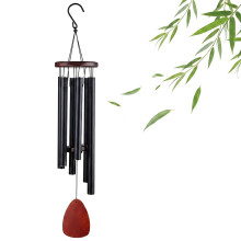 Garden Wind Chimes, Wind Chimes for Garden, Black