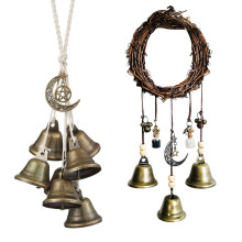 2 PCS Witch Bells, Witchcraft Supplies for Spiritual Protection, Wind Chimes for Garden, Unique Hanging Bells for Home, Witchcraft Decor and Witch Gif