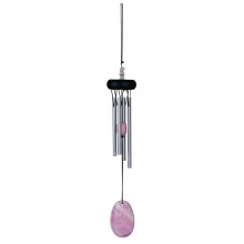 Woodstock Precious Stones Collection Windchime, Rose Quartz