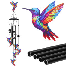Wind Chime for Garden, Bird Wind Chime Outdoor Decorative Vintage Metal