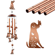 Yitexin 37.7" Metal Dog Wind Chimes for Outside, Outdoor Garden Wind Chimes, Hanging Bells for Outside Indoor Porch Patio Home Yard Women Men Decorati