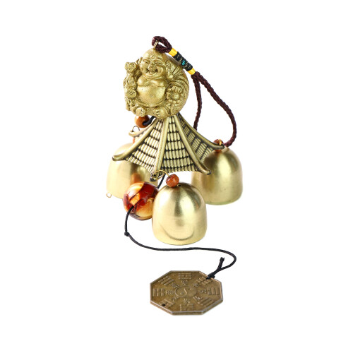 WYSUMMER Lucky Wind Chimes,Feng Shui Hanging Wind Chimes Buddha Wind Chime