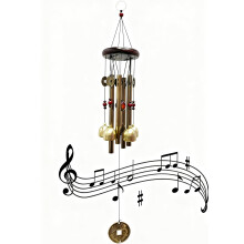 WYSUMMER Lucky Wind Chimes, Feng Shui Hanging Wind Chimes Metal Wind Chime