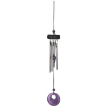 Woodstock Precious Stones Collection Windchime, Amethyst