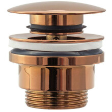 Universal Click-clack Βύσμα Νιπτήρα Rea Copper