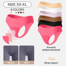 (6pcs A, S) Women's Seamless Ice Silk Underwear - Low Rise No Show Panties - Breathable for Yoga Workout 6pcs