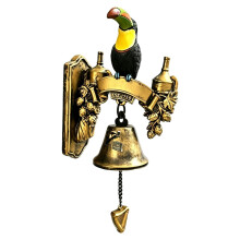 Funny Metal Garden Bell For Indoor Outdoor Bar, Entryway
